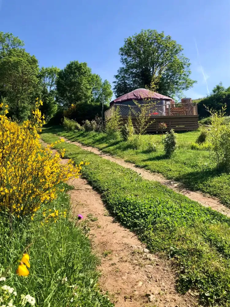 Yourte à Saint-Beauzély